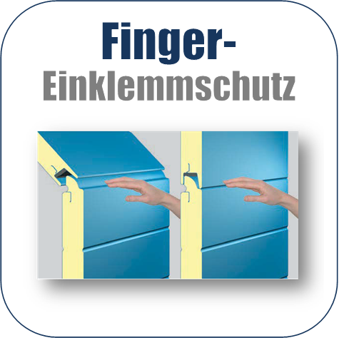 Fingerklemmschutz bei Garagentoren