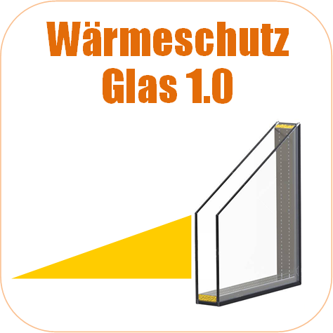 Wärmeschutzglas 1,0